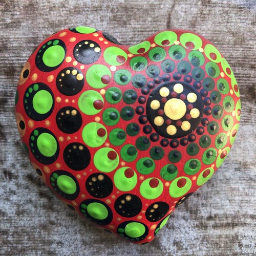 Dotting herz rot - ,