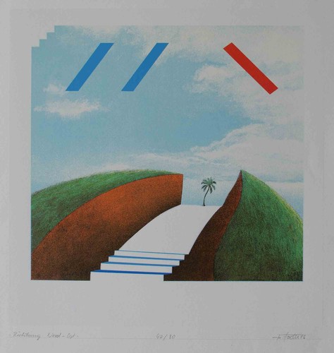 Landschaft pop art richtung - landschaft,