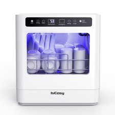 Mini Geschirrspüler 5L Spülmaschine Tischgeschirrspüler 43cm freistehen 5 Modi #