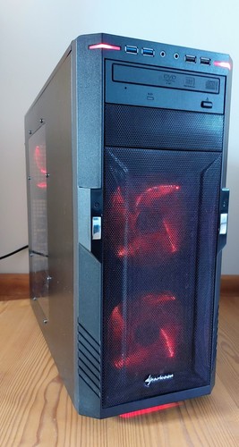 Sharkoon t28 atx gehäuse mit - gehäuse,
