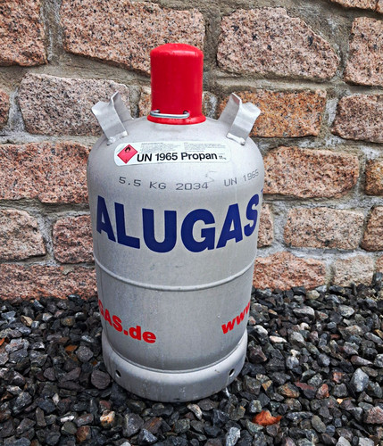 Alugasflasche 11kg leer - 11kg,