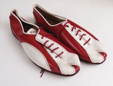 Germina Turnschuhe Sport Schuhe Rot Weiß Größe 41 DDR 