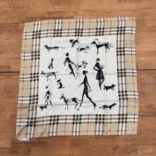 BURBERRY Seidentuch Hund