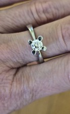 Massiver Solitär Brillantring