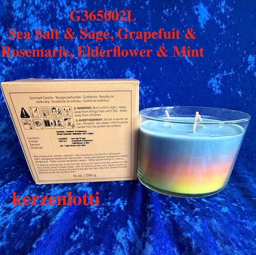Partylite x 3 docht kerze - x,