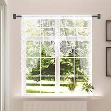 M-Bogen Scheibengardine in