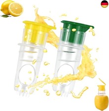 Doksvp 2 Stück Zitronenpresse