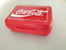 Coca Cola Kunstoff Box Dose - von Emsa ca. 15x10x5,5 cm - vintage rar 1996