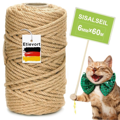 Sisalseil für kratzbaum 6mm - sisalseil,
