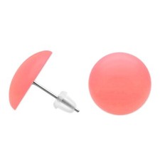 süsse Ohrstecker viele Farben Ohrringe rund 1,6cm rot gelb blau grün orange weiß