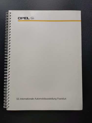 Opel iaa 1989 frankfurt - opel,