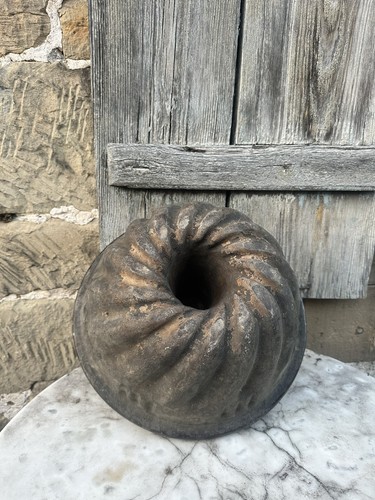 Große antike gugelhupf form - antike,