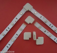 RGB L Verbinder Steck- Eck- Verbinder Winkel für RGB SMD 5050 LED Strip Streifen