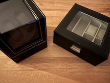 Automatik Uhrenbeweger mit Schmuckkasten Uhrenkasten Watch Winder Box 1-2 Uhren