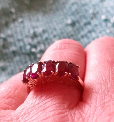 Brasilianischer rhodolitring - brasilianischer,