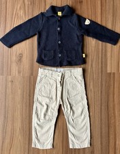Taufkleidung Hose und Strickjäckchen Größe 74 Bellybutton & Steiff Knopf im Ohr
