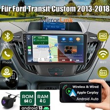 Autoradio Apple CarPlay Android 13 GPS Navi für Ford Transit Custom 2013-2018