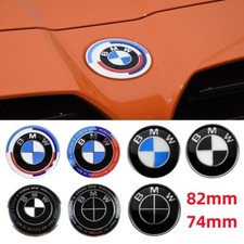 82mm 74mm Vorne+Hinten Für BMW Emblem Motorhaube Heckklappe Kofferraum Abzeichen