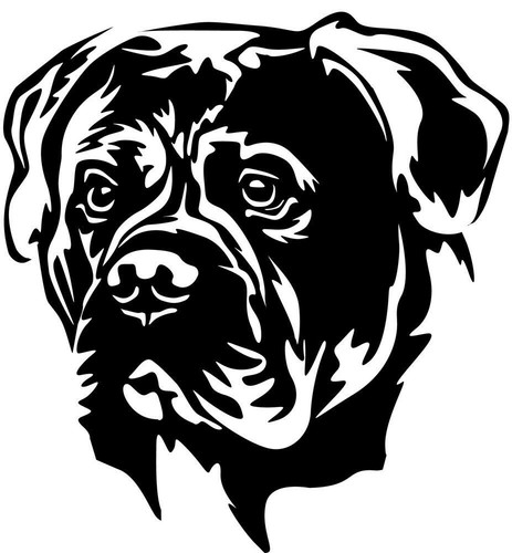 Bullmastiff aufkleber - bullmastiff,