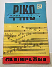 PIKO Heft H0 N Modellbahn Gleispläne DDR, top erhalten A 4 Format
