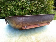 Alte Zinkwanne Waschwanne Pflanztrog  Pflanzkübel Hochbeet / L87 B33 H15cm