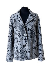 Jacquard Jacke Blazer Cardigan