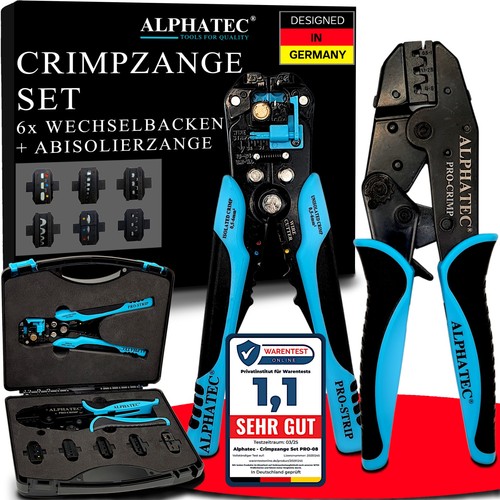 Alphatec crimpzange set mit - alphatec®,