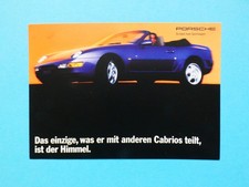 Postkarte - Porsche 968 Cabrio