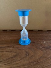 DDR alt  Eieruhr  Sanduhr  blau  Original 70er Jahre Retro