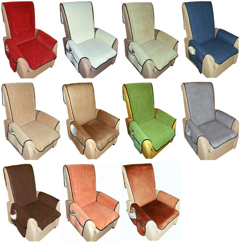 Sesselschoner velourleder - sesselschoner,