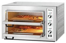 Bartscher Pizzaofen Elektro 450°C Pizza doppelt Flammkuchen Baguette 8 Pizzen