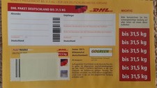 8x DHL Paketmarke 31,5 kg