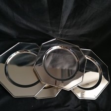 7 Platzteller versilbert