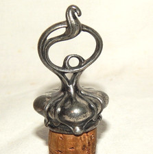 Zierkorken Jugendstil Metall
