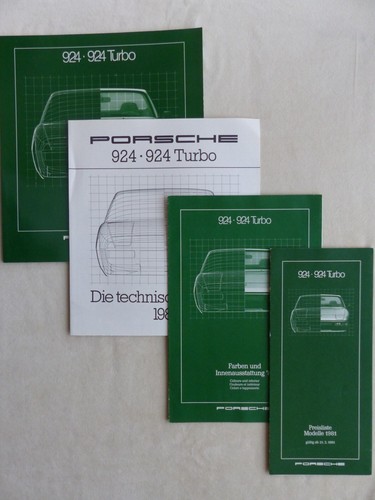 Porsche 924 turbo prospekt - porsche,