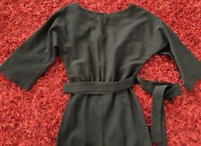 Jumpsuit Overall One Piece Einteiler Onesie Hosenanzug Damen 3/4Arm Gr.S Gürtel