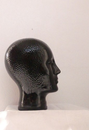 Skulptur kopf glas statue - skulptur,