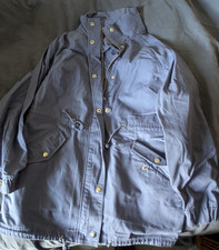 Jacke blau DW-Shop 36/38 100% Baumwolle plus Kapuze