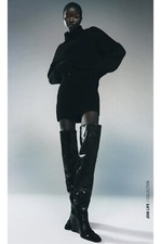 NWT ZARA WOMEN'S OVER-THE-KNEE