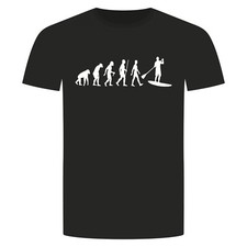 Evolution Paddeln T-Shirt - Kanu Paddler Rudern Boot Kajak Paddel