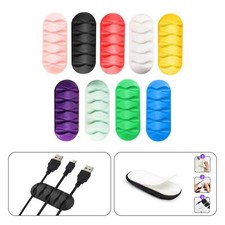 Kabel Organizer 5-fach Kabelhalter Klemme Clip selbstklebend Schreibtisch Büro