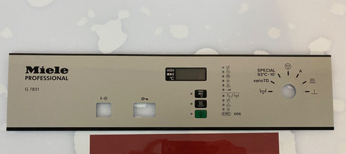 Bedienfeld hellbronze miele - bedienfeld,