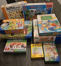 Spielepaket Spiele 10 Stück Brettspiele, Reisespiele, 1 x Puzzle