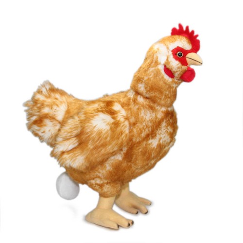 Huhn kuscheltier mit - kuscheltier, ei