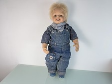 Künstlerpuppe Sammler Evelyn Leman Resin Puppe 72 cm. Top Zustand.   