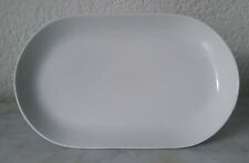 alte Schale Teller Anbietschale Obstschale Kantinengeschirr Weißporzellan DDR