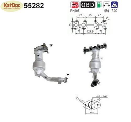 Katalysator fiat punto - katalysator,