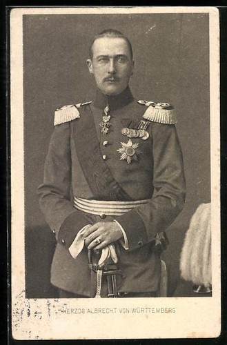 Ansichtskarte herzog albrecht - ansichtskarte,