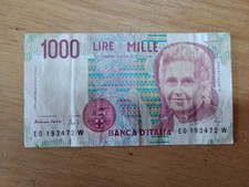 Geldschein italien 1000 lire - italien,