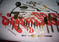 Besteck Reste teile Sonstiges Konvolut  alte und Antike ?
